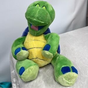 Luv N Care 2007 Tickle Toes Turtle Plush green Stuffed Animal Toy Giggles Laughs